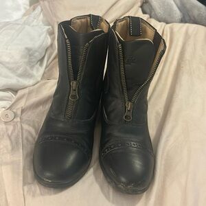 Size 3 padock boots used but with a little cleaner can look good as new